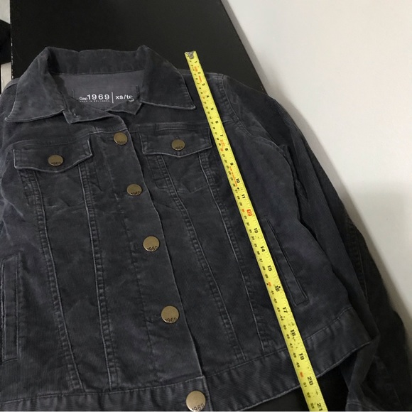 GAP 1969 Grey Corduroy Button Up Jacket - Picture 10 of 10